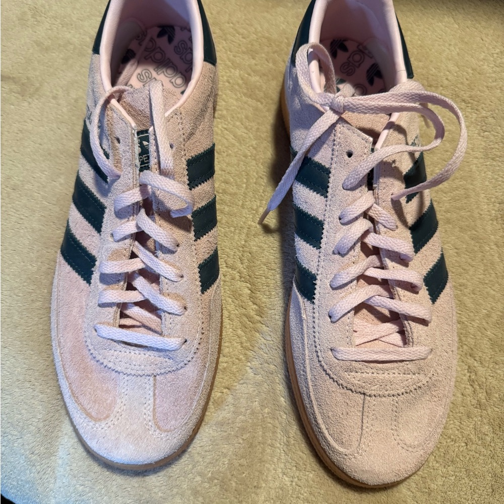 Adidas Women's Sneakers - Pink and Green